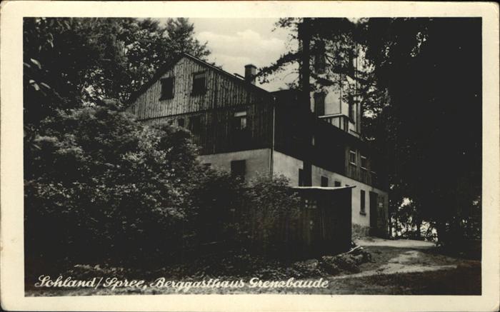 Sohland Spree Berggasthaus Grenzbaude