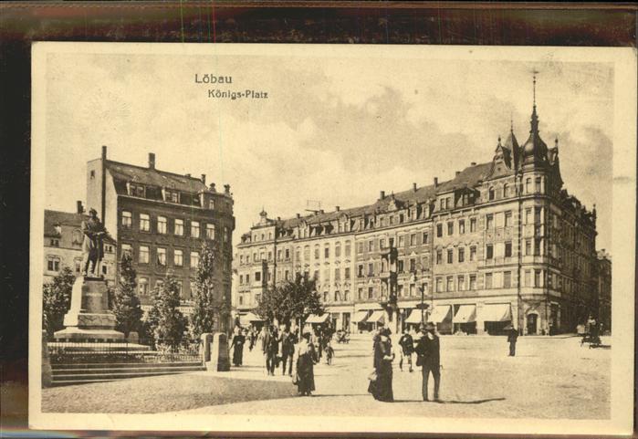 Loebau Sachsen Königsplatz