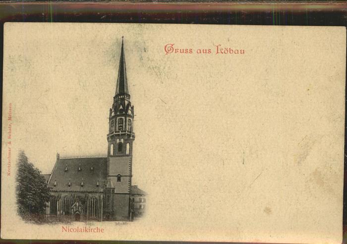 Loebau Sachsen Nicolaikirche