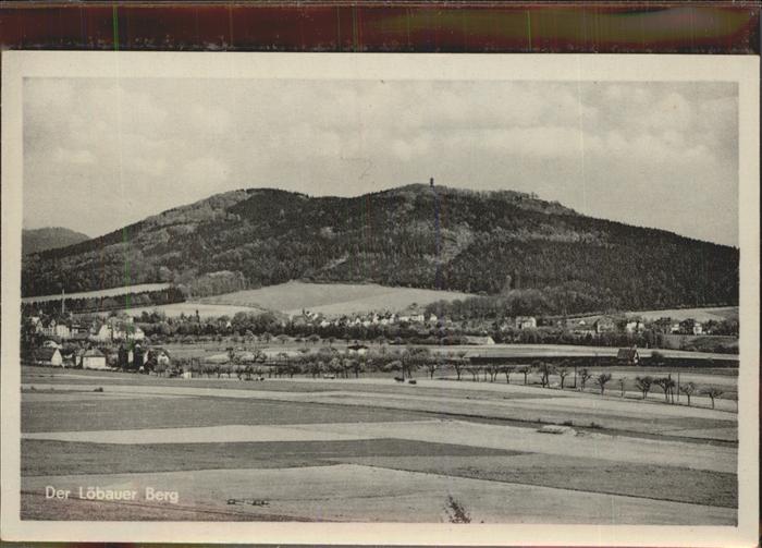 Loebau Sachsen mit Loebauer Berg