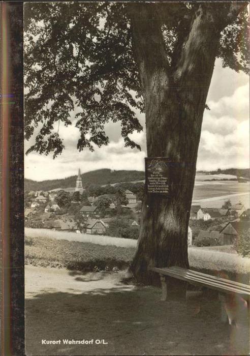 Wehrsdorf Sachsen Parkbank