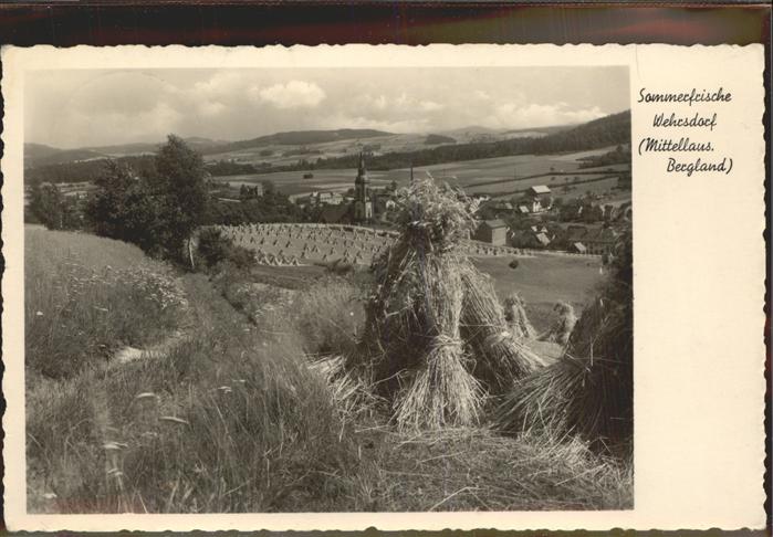 Wehrsdorf Sachsen Heuernte