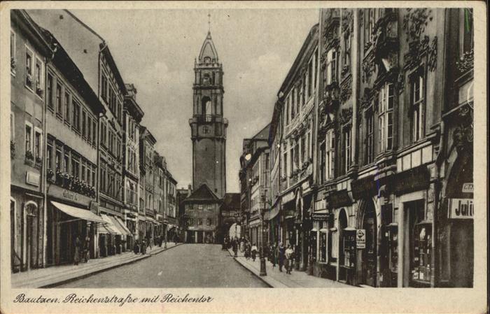 Bautzen Sachsen Reichenstrasse Reichentor