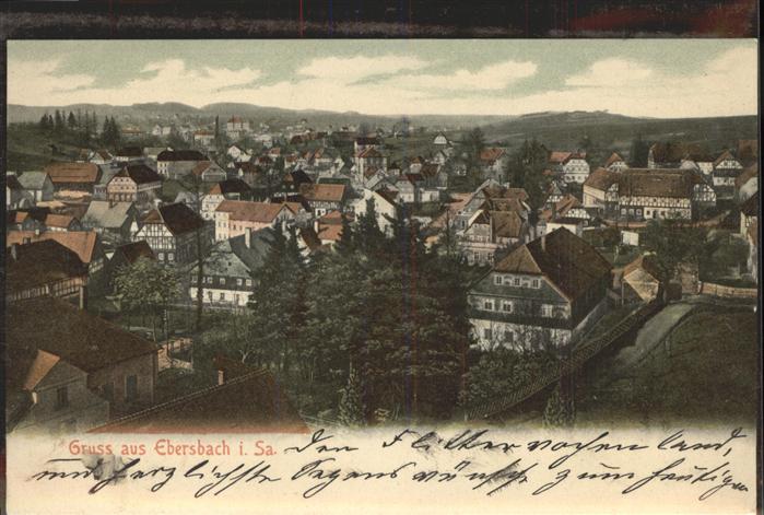 Ebersbach Sachsen Totalansicht