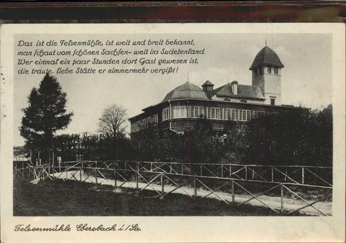 Ebersbach Sachsen Felsenmühle