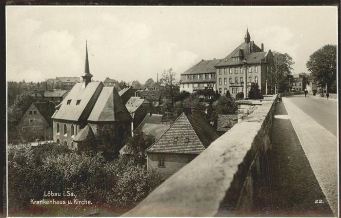 Loebau Sachsen Krankenhaus Kirche