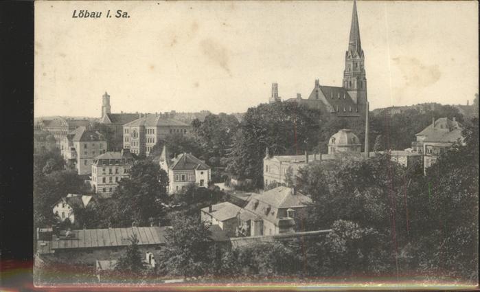 Loebau Sachsen Teilansicht