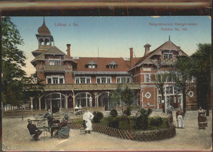 Loebau Sachsen Bergrestaurant Honigbrunnen