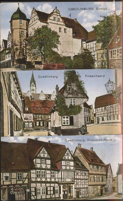 Quedlinburg Harz Schloss Finkenherd Klopstock-Haus