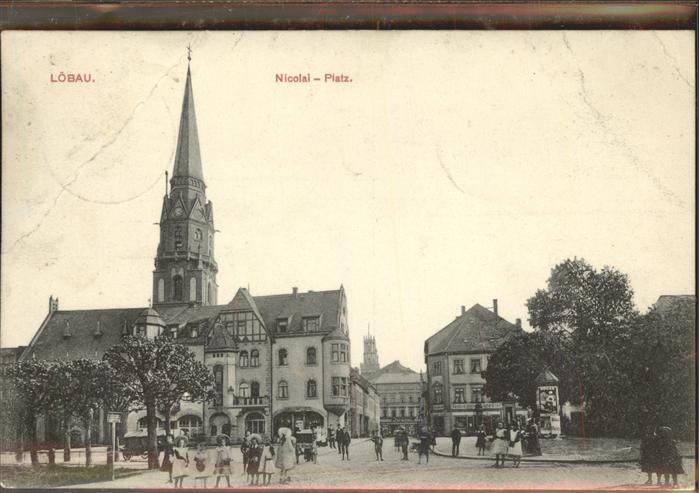 Loebau Sachsen Nicolai-Platz
