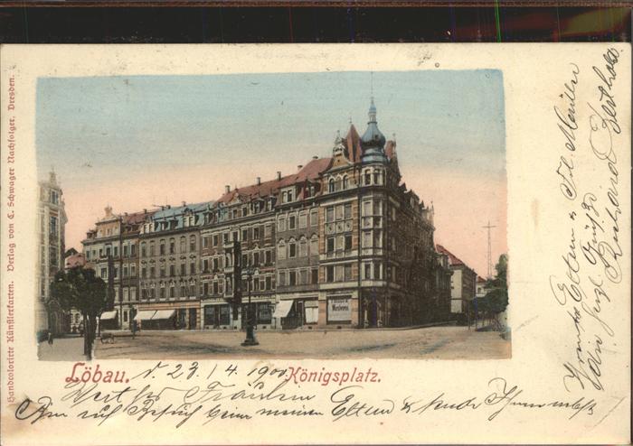 Loebau Sachsen Königsplatz