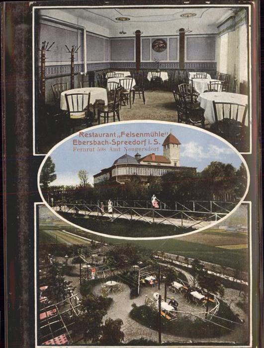 Ebersbach Sachsen Restaurant Felsenmühle