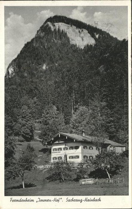 Sachrang Chiemgau Fremdenheim Immen Hof