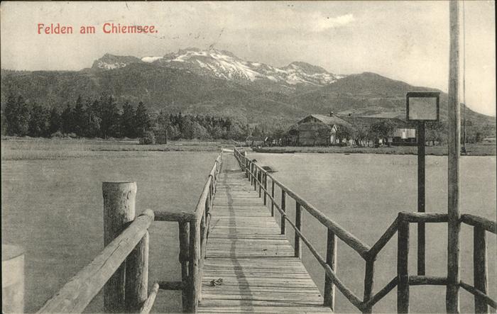 Felden Chiemsee Bootssteg
