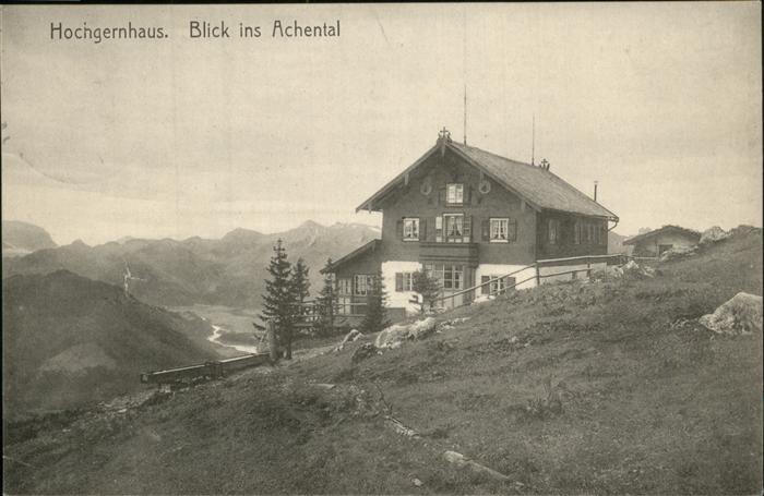 Marquartstein Hochgernhaus Blick ins Achental