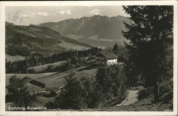 Sachrang Chiemgau Kaiserblick
