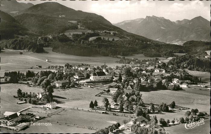 Bernau Chiemsee mit Zellerhorn Fliegeraufnahme
