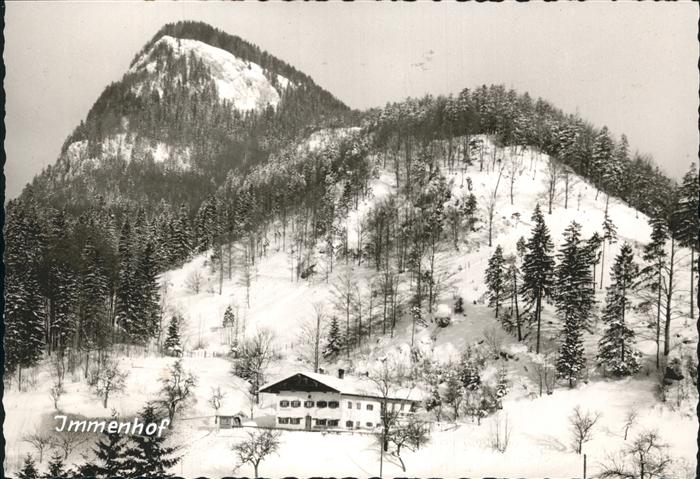 Sachrang Chiemgau Immenhof Hainbach im Schnee