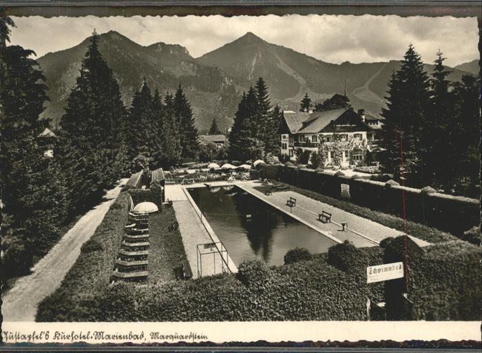 Marquartstein Kurhotel Marienbad Schwimmbad