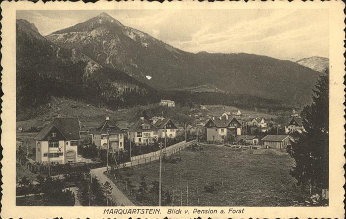 Marquartstein Blick von Pension Forst