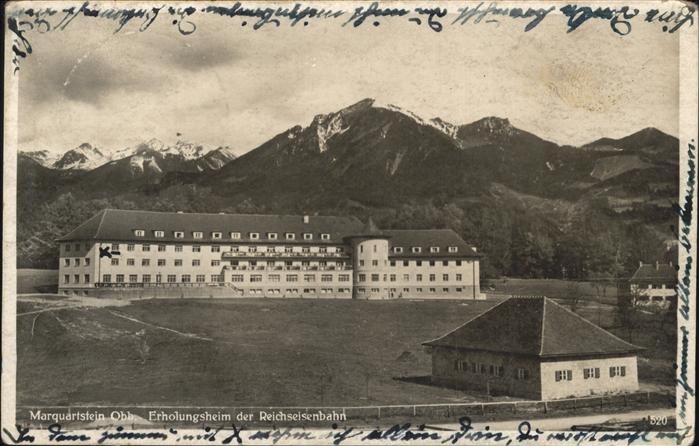 Marquartstein Erholungsheim Reichseisenbahn