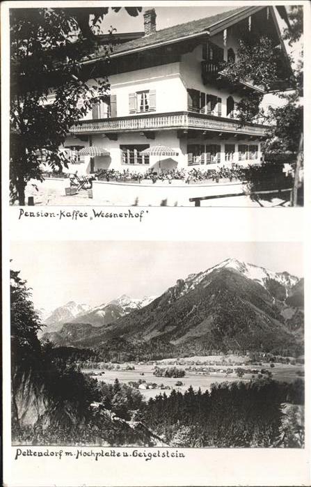 Pettendorf Marquartstein Pension Kaffee Wessnerhof Haus Moritz