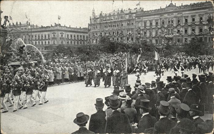 LEIPZIG Sachsen Historischer Festzug Universitaets Jubelfeier 1909