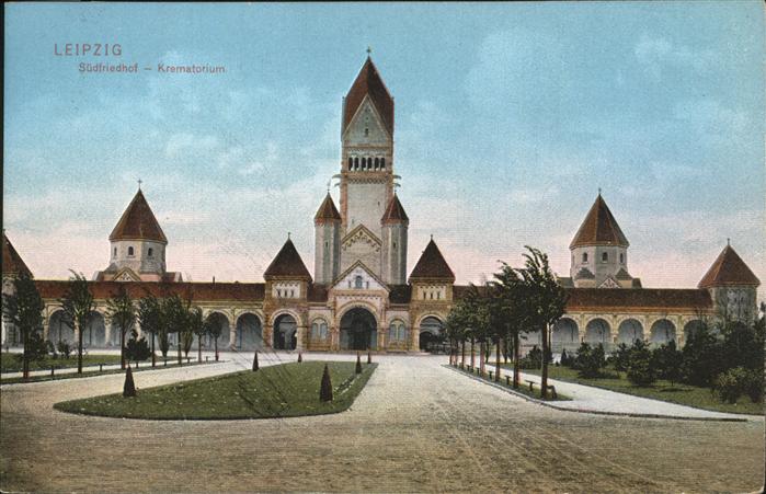 LEIPZIG Sachsen Krematorium Suedfriedhog