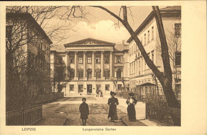 LEIPZIG Sachsen Lurgensteins Garten spaetklassizistisch
