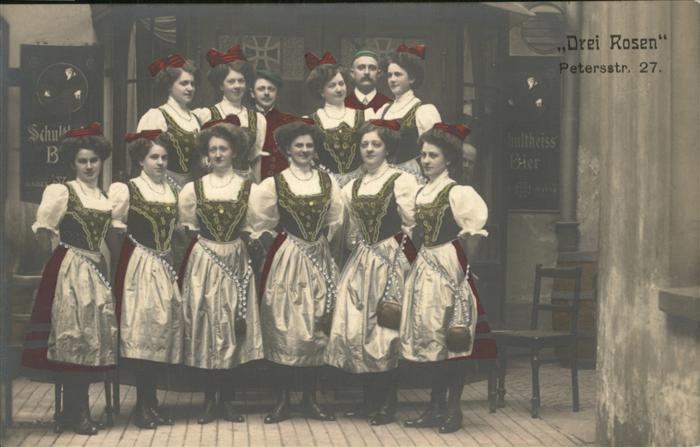 Leipzig Drei Rosen Petersstr. 27 Frauen in Trac