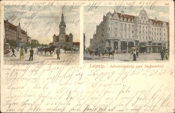 Leipzig Johannisplatz Sachsenhof