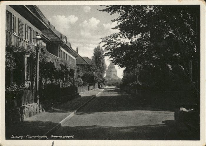 LEIPZIG Sachsen Marienbrunn Denkmal