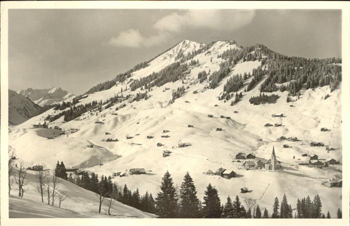 Hirschegg Kleinwalsertal Vorarlberg Alpenpanorama