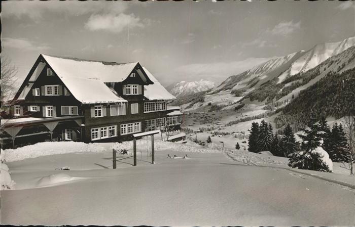 Hirschegg Kleinwalsertal Vorarlberg Hochgebirgs Kinderheim Dr Bergengrün