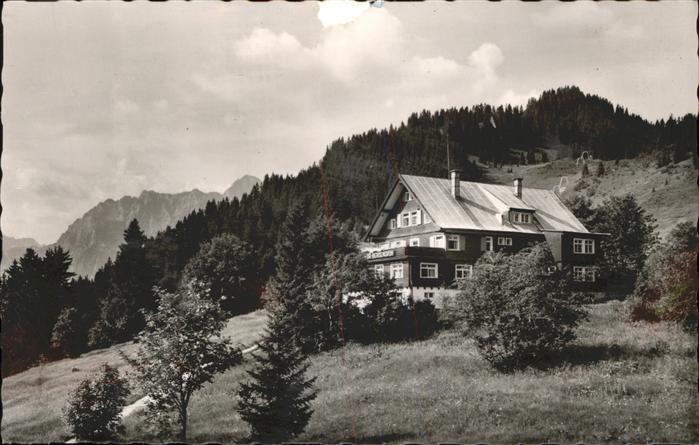 Hirschegg Kleinwalsertal Vorarlberg Hochgebirgs Kinderheim Dr Bergengrün