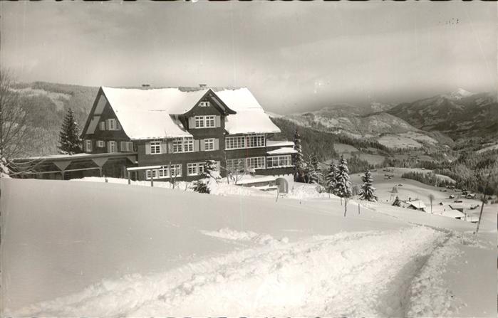 Hirschegg Kleinwalsertal Vorarlberg Hochgebirgs Kinderheim Dr Bergengrün