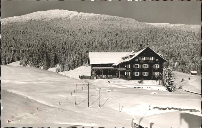 Hirschegg Kleinwalsertal Vorarlberg Hochgebirgskinderheim Haldenhöhe mit Go