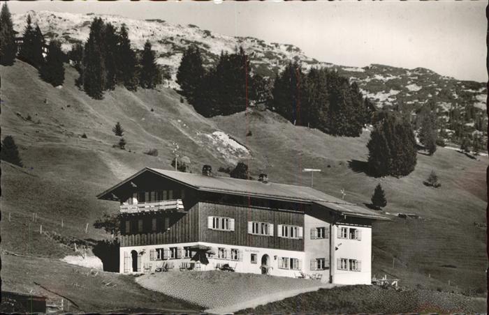 Hirschegg Kleinwalsertal Vorarlberg Erholungsheim Berghalde