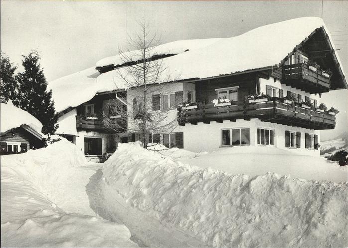 Hirschegg Kleinwalsertal Vorarlberg Haus Schuster