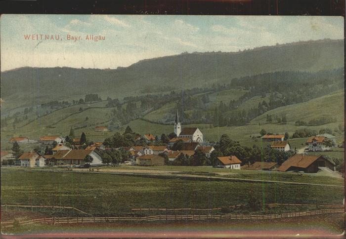 Weitnau Ortsansicht mit Sonneck Feldpost