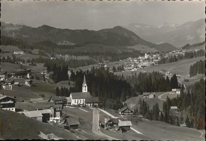 Hirschegg Kleinwalsertal Vorarlberg Gesamtansicht