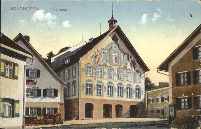 Sonthofen Oberallgaeu Rathaus