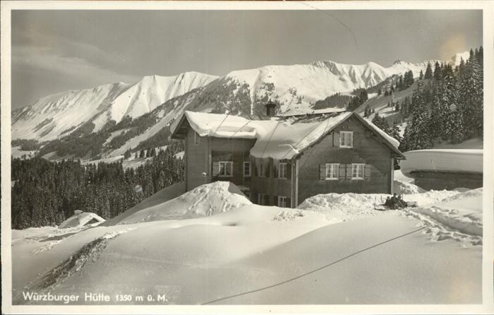 Hirschegg Kleinwalsertal Vorarlberg Würzburger Hütte