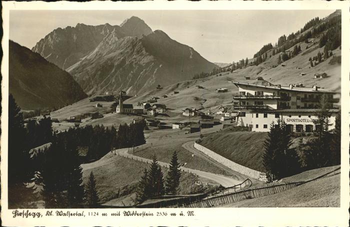 Hirschegg Kleinwalsertal Vorarlberg Sporthotel Ifen Widderstein