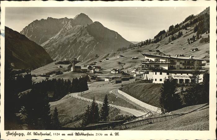 Hirschegg Kleinwalsertal Vorarlberg Sporthotel Widderstein