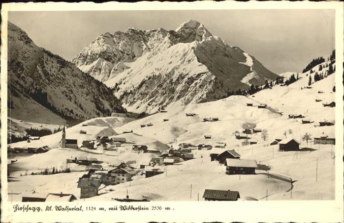 Hirschegg Kleinwalsertal Vorarlberg Widderstein