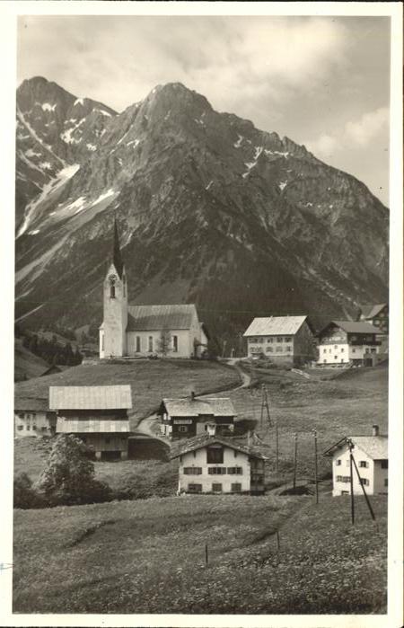 Hirschegg Kleinwalsertal Vorarlberg Kirche Widderstein Bärenkopf