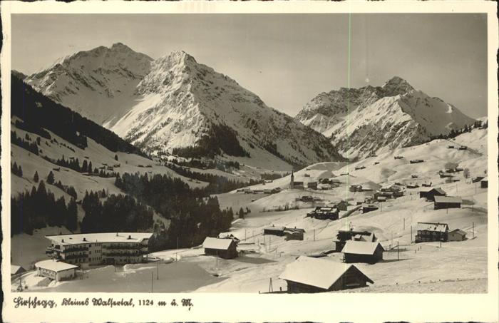 Hirschegg Kleinwalsertal Vorarlberg Teilansicht