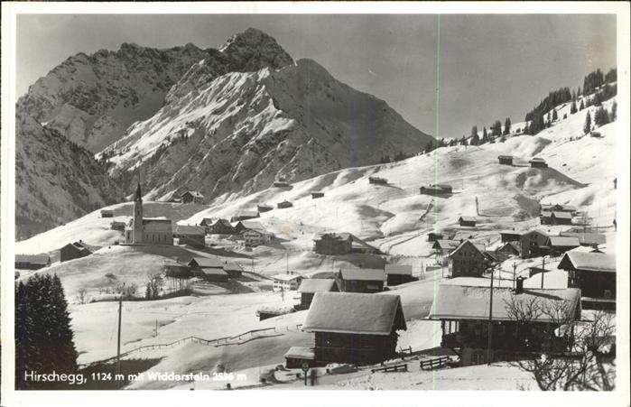 Hirschegg Kleinwalsertal Vorarlberg Widderstein