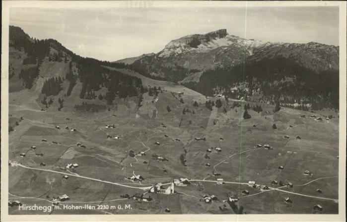 Hirschegg Kleinwalsertal Vorarlberg Luftbild Hohen-Ifen